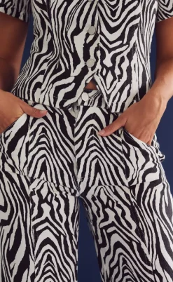 Noella Bukser - Stormy - Taleah Zebra Print