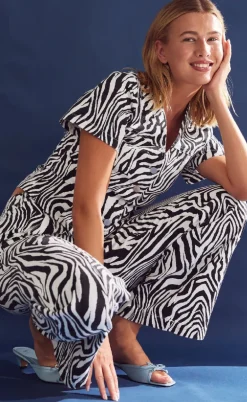 Noella Bukser - Stormy - Taleah Zebra Print
