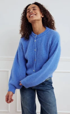 Noella Cardigan - Kae - Dove Blue