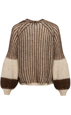 Noella Cardigan - Liana - Beige/Brown