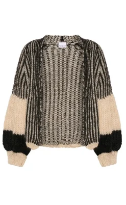 Noella Cardigan - Liana - Cream/Black