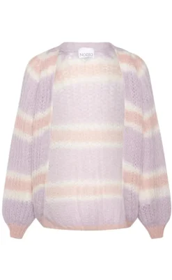 Noella Cardigan - Vera -  Lilac/Rose/White Mix
