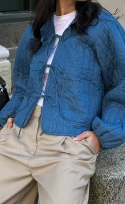 Noella Jakke - Lori - Calla Denim Print