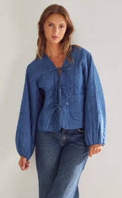 Noella Jakke - Lori - Calla Denim Print