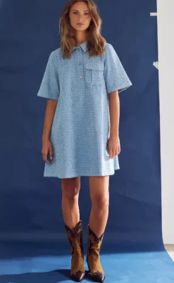 Noella Kjole - Jozie - Light Blue Wash