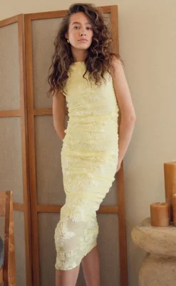 Noella Kjole - Lavina - Butter Yellow