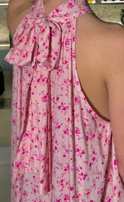 Noella Kjole - London Maxi - Cheryl Pink Print