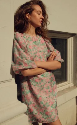 Noella Kjole - Pastis - Dealyn Print