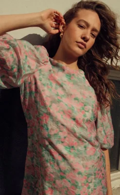 Noella Kjole - Pastis - Dealyn Print