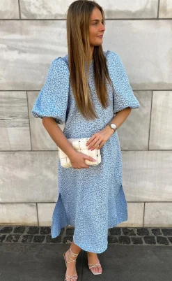 Noella Kjole - Reno Pastis Long - Light Blue