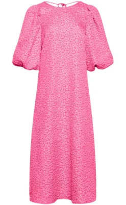 Noella Kjole - Reno Pastis Long - Bright Pink