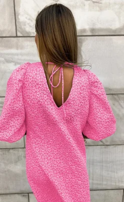 Noella Kjole - Reno Pastis Long - Bright Pink