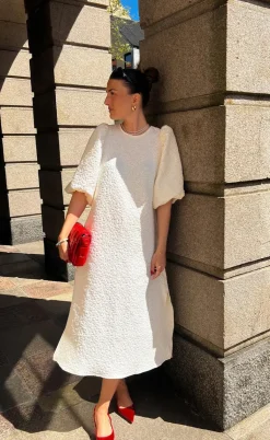 Noella Kjole - Reno Pastis Long - Cream