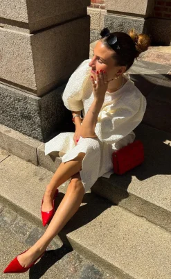 Noella Kjole - Reno Pastis Long - Cream