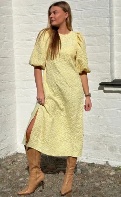 Noella Kjole - Reno Pastis Long - Buttercup Yellow