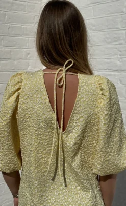 Noella Kjole - Reno Pastis Long - Buttercup Yellow