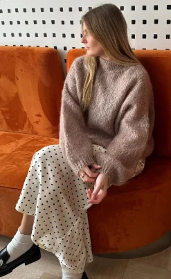 Noella Nederdel - Kenya - Carmine White Print