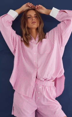 Noella Shorts - Lea - Carsyn Pink Stripe