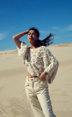 Noella Striktrøje - Keona - Oyster