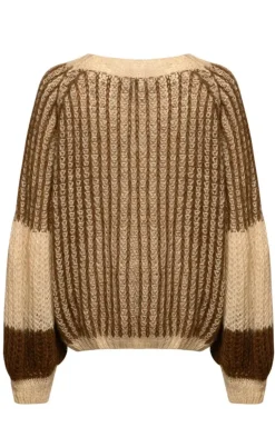 Noella Sweater - Liana - Beige/Brown