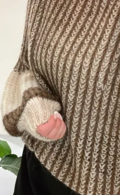 Noella Sweater - Liana - Beige/Brown