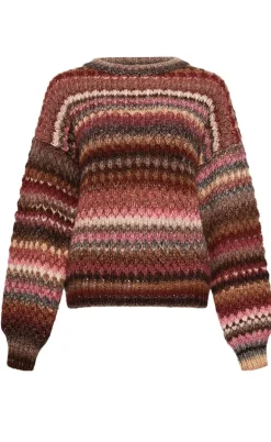 Noella Sweater- Gio - Rust Mix