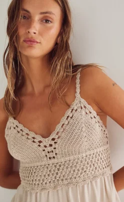 Noella Top - Lylan - Oyster