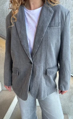 ONLY Blazer - Cory - Medium Grey Denim