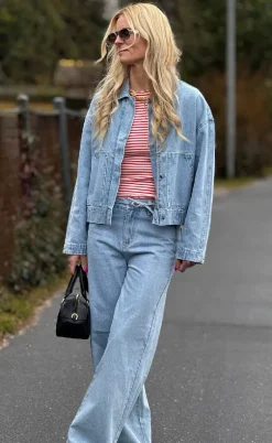 ONLY Bukser - Gianna - Light Blue Denim