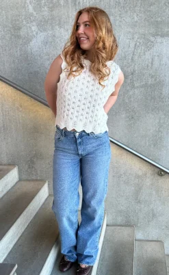 ONLY Bukser - Juicy - Medium Blue Denim