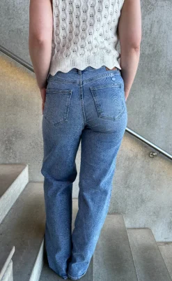 ONLY Bukser - Juicy - Medium Blue Denim