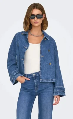 ONLY Jakke - April - Medium Blue Denim