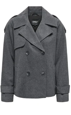 ONLY Jakke - Maisy Wool Life - Dark Grey Melange