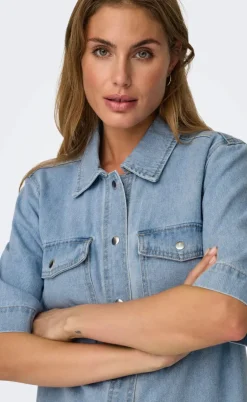 ONLY Kjole - Belle - Light Blue Denim