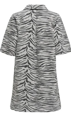 ONLY Kjole - Gry - Zebra