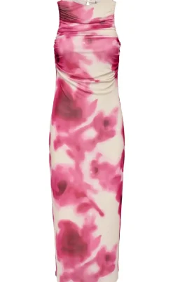 ONLY Kjole - Paris - Cloud Dancer/Sunne Flowers