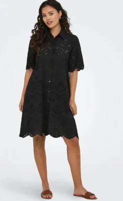 ONLY Kjole - Valais S/S - Black