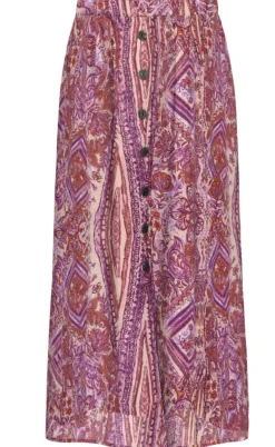 ONLY Nederdel - Nova Elite Button - Fuchsia Fedora w. Bohobabe