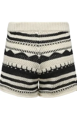 ONLY Shorts - Merida Life - Ecru Black