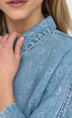 ONLY Skjorte - Grace - Light Blue Denim