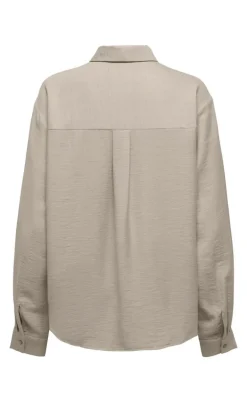 ONLY Skjorte - Lino - Grey