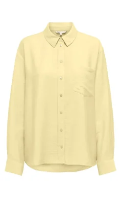 ONLY Skjorte - Lino - Yellow