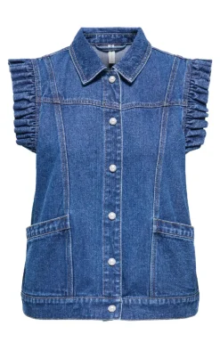 ONLY Top - Kennedy - Medium Blue Denim
