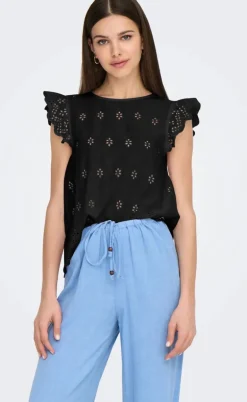 ONLY Top - Lou Life - Black