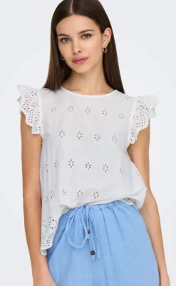 ONLY Top - Lou Life - Bright White