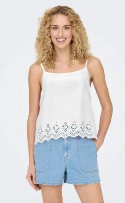 ONLY Top - Lou Singlet - Bright White