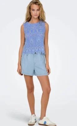 ONLY Top - Tulum - Blue Bonnet