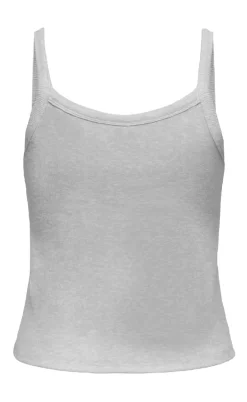 ONLY Top - Vira - Light Grey Melange
