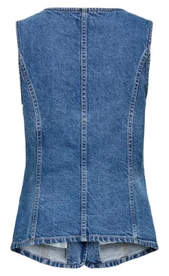 ONLY Vest - Giulina - Medium Blue Denim