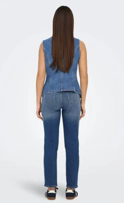 ONLY Vest - Giulina - Medium Blue Denim